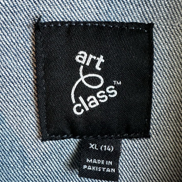 Denim Jacket with Button Closure - Picture 3 of 4